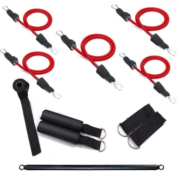 Yoga Pilates Sticks Tension Ropes Push-Pull Rods Multi Functional Fitness Sticks