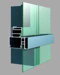 6000 Series Aluminium Curtain Wall Profile Standard Aluminium Profiles