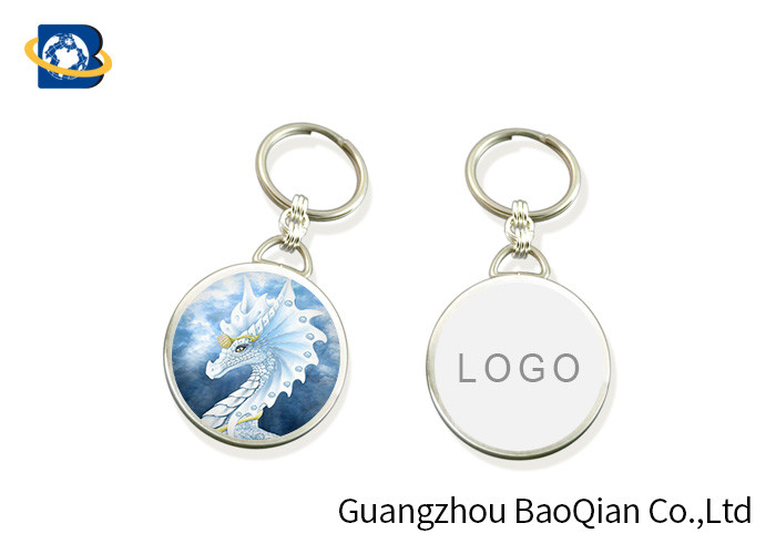 Deep 3D Effect Lenticular Keychain Custom Innovative Dragon Animal Pattern