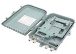 Outdoor Fiber Optic Distribution Box Black White Support OEM