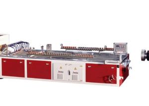 Wholesale JWELL Wood Hollow Door Wpc Pvc Profile Extrusion Machine from china suppliers