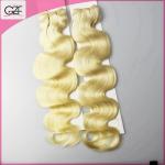 One Donor Healthy End Peruvian Human Hair 6A Natural Virgin Blonde Hair Bundles