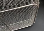 Professional Medical Sterilization Basket / Weld Medical Metal Wire Basket