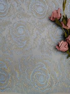 Wholesale Floral Metallic Lace Fabric from china suppliers
