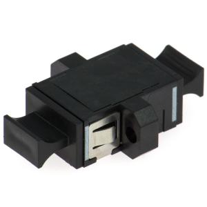 Wholesale 100G 4 72 Fibers Fiber Optic MPO Adapter Flanged Black For Data Center from china suppliers