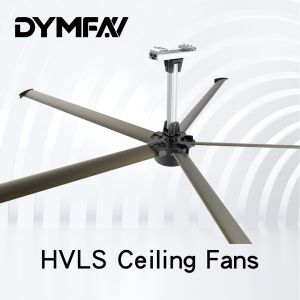 6.6m 1.5kw 5 Blades HVLS Ceiling Fans Workshops Large Commercial Ceiling Fans