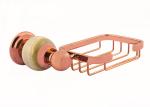 Bathroom Accessories Wall Mounted Soap Dish Brass Rose Gold Plating