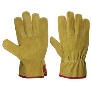 Wholesale Flexible Durable Protection Cowhide Leather Safety Work Gloves from china suppliers