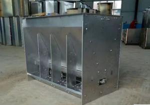 Wholesale Stainless Steel Double Sided Hog Feeder , Automatic Swine Feeder Easy To Clean from china suppliers