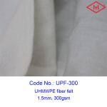 Abrasion Resistant Industrial Uhmwpe Fiber Felt Rolls 300gsm 1.5mm