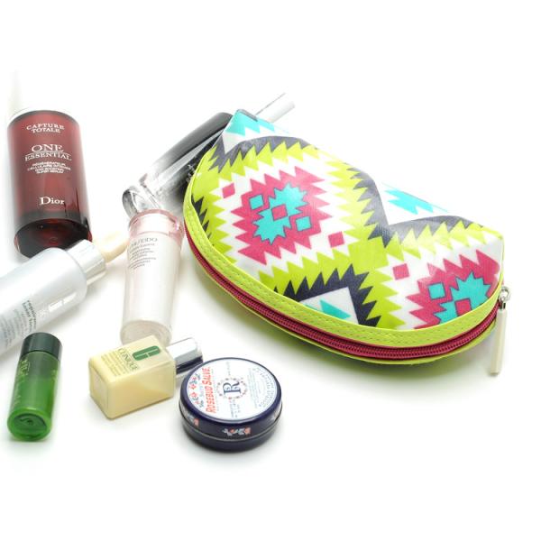 2015 Custom Make Up toiletry promotional fashion elegant cosmetic makeup bag for