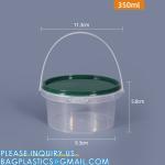 Heavy Duty Round Square Handle Bucket for Paint Chemical Ice Food Flowers,