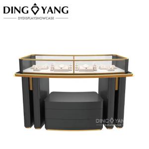 Wholesale Jewelry Showcase Displays Modern Curve Jewelry Showcase Fixtures With Low Power Consumption Lights from china suppliers