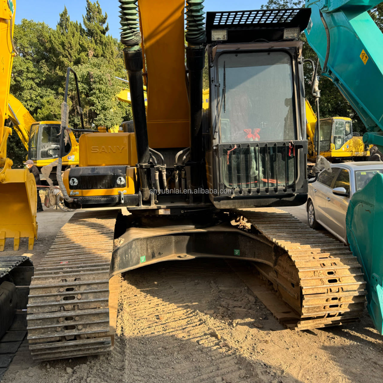 0-2000 Working Hours SANY 21ton Excavator Made of Mild Steel Used Komatsu SY215C-pro