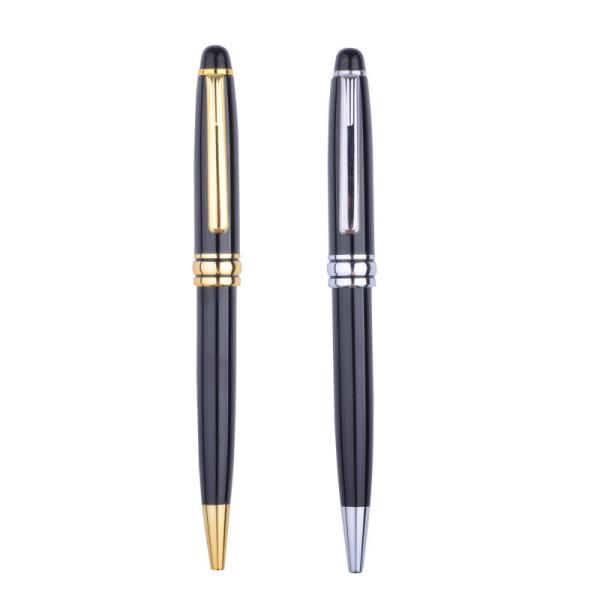 Sophisticated Executive Gift Custom Logo Rose Gold Ballpoint Pen for Professiona