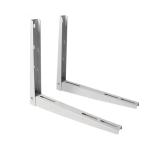 Indoor Outdoor Steel Condensing Unit Wall Bracket Hanging Shelf