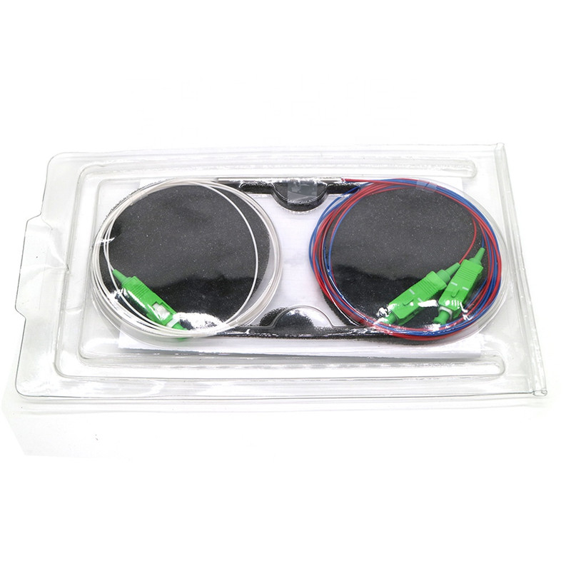 1x2 SC/APC Connector FBT Optical Fiber Splitter For FTTX