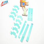 Light Green 3.0W/M-K naturally tacky silicone Thermally Gap Filler for LED floot