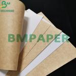 300gsm Food Grade Coated White Kraft Paper With Brown Back For Food Container