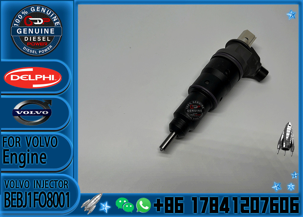 Diesel Fuel Injector Common Rail Parts Injector 22311990 22459522 BEBJ1F05002 BEBJ1FO8001 For VOLVO