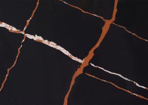 Wholesale Kitchen Countertop Calacatta Quartz Stone Chemical Resistant 6.5 Mohz Hardness from china suppliers
