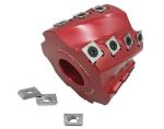 CNC Compatibility Alloy Steel Helical Spiral Cutter Heads With Hard Carbide