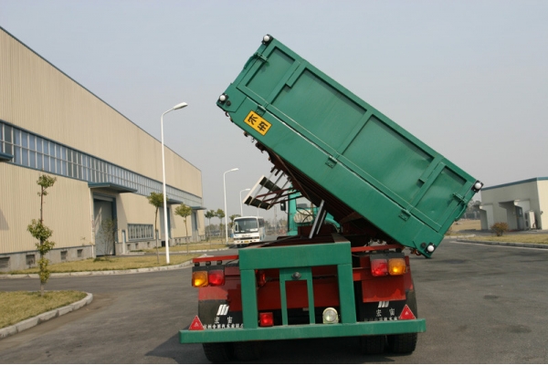 12000X2500X1500mm Tri-Axles Tipper/Side Dump Semi Trailer with HYVA Hydraulic Cylinder