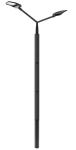 Cylindrical IP66 Outdoor 100WP Solar Powered Street Lights