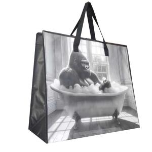 Wholesale Customized Logo Woven Handle PP Woven Shopper Bags from china suppliers