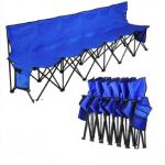 Outdoor Garden Lightweight 6 Seats Folding Portable Sport Beach Lounge Chair,