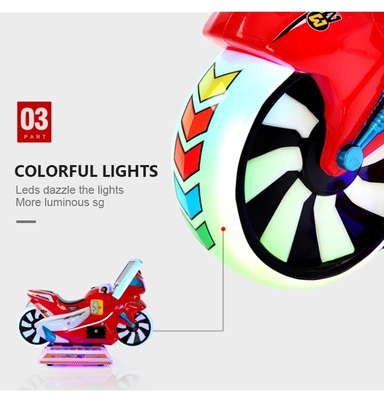 Coin Operated Kids Game Machine Kiddie Rides Racing Car Motorcycles 12 Months Warranty