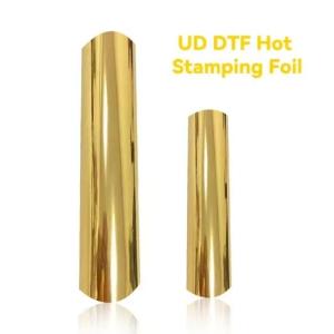 Wholesale Flexible AB UV DTF Gold Film Printing Material Cold Peel Transfer Pet Film from china suppliers