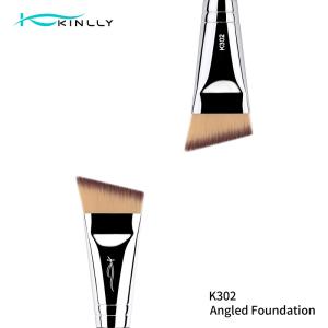 Wholesale OEM Synthetic Hair Metal Ferrule Makeup Kabuki Brush from china suppliers