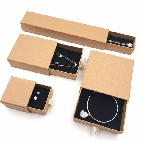 Debossed Small Cardboard Drawer Boxes Giftbox For Jewelry Package