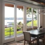 Balcony Anodised Aluminium Sliding Doors Double Glazed