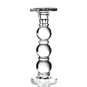 Wholesale Long Stem 24cm Height Glass Votive Candle Holders Clear For Table from china suppliers