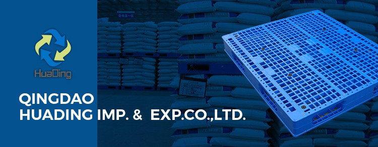 Heavy-duty reusable 4-way entry standard size Warehouse Pallet Rack HDPE Material double Face Plastic Pallet