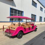 Classic Car 8 Seats Electric Tourist Car Sightseeing Bus Three Rows Of Seats