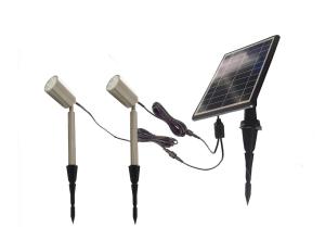 Wholesale Waterproof Solar Landscape Spotlights Stainless Steel Outdoor 3.7V 4000mAh from china suppliers