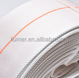 PU Fire Fighting Hose Blue White Red Yellow Polyester Filament Yarn Canvas Hose