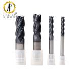 TiAlN Coated 4 Flute Solid Carbide End Mills HRC58 For SS Cutting
