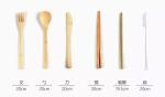 Kitchen Tableware Set Home Barbecue Bamboo Knives Forks And Spoons cutlery set
