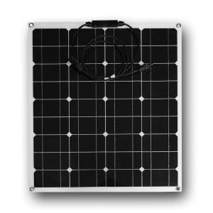 Wholesale Weather Proof Semi Flexible Solar Panel 50W 18V Safety For Outdoor Sport from china suppliers