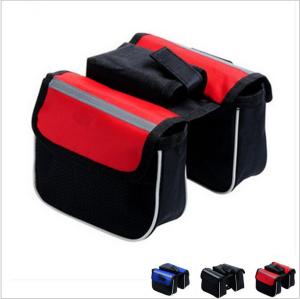 Wholesale bicycle bag double bicycle bag cycling bicycle frame pannier bike front tube bag from china suppliers