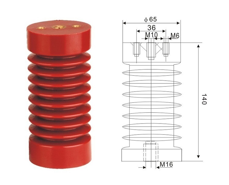 Position epoxy resin post transformer insulator