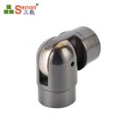Custom Stainless Steel Adjustable 90 Degrees Stair Handrail Elbow Connector