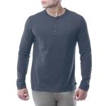 Source Manufacturers Men′s Long Sleeve Soft Wash Button Cotton T-Shirt