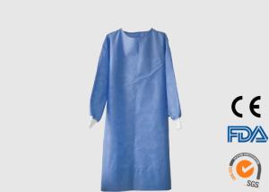Wholesale CE Certificate Medical Isolation Gowns , Blue Disposable Aprons 120*140cm from china suppliers