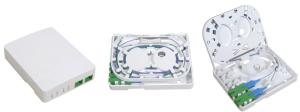 Wholesale 2PCS SC/L 1 Port Wall-Mounted Fiber Optic Faceplate 105.4*82.4*22.5mm from china suppliers