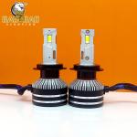 Iron Aluminum Silver LED Headlight Bulb Waterproof H4 H7 H11 9006 9005 LED
